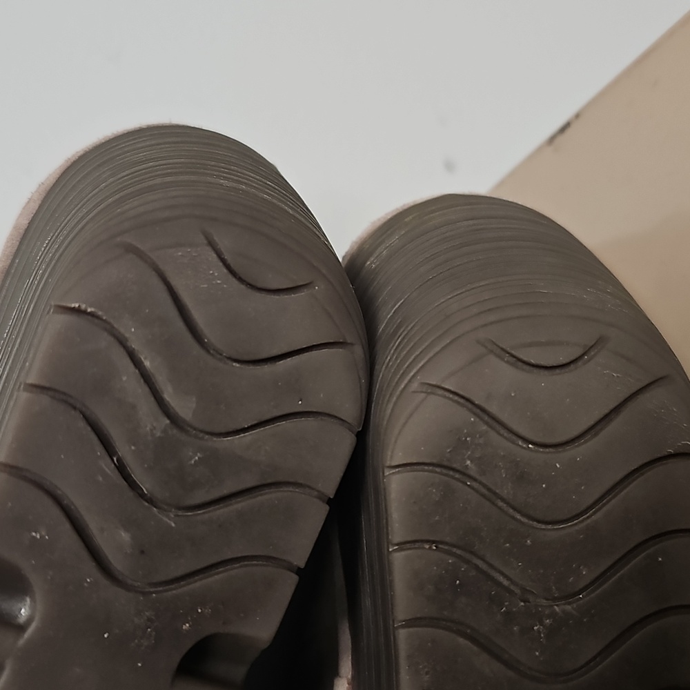 Fly London Yaz Grey Suede Wedge Heels Size 7.5/38 - Picture 10 of 11